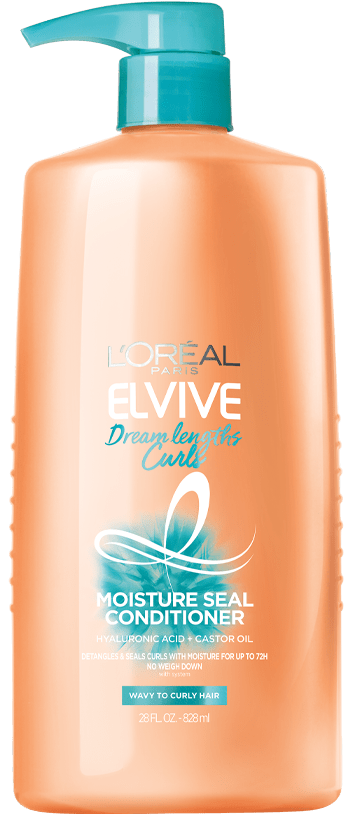 LOreal Haircare Elvive Dream Lengths Curls Moisture Push Curls Conditioner 28oz Front